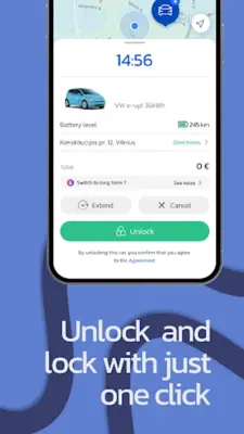 SPARK car sharing android App screenshot 1